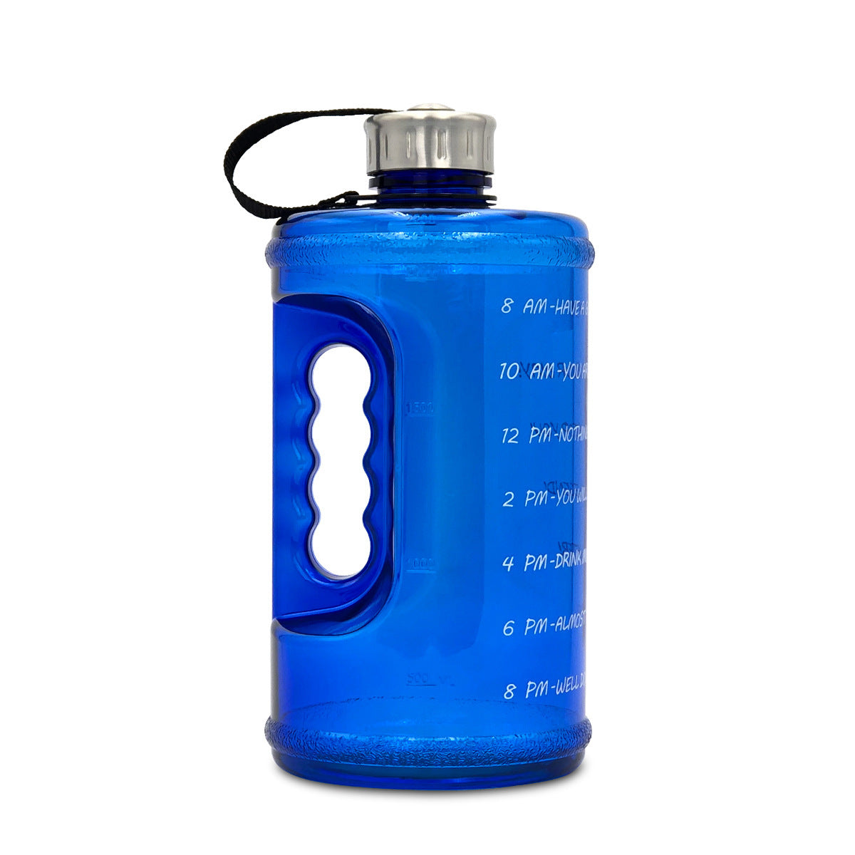 2.2L Sports Bottle Gradient Plastic Gym Large Capacity Outdoor Space Cup